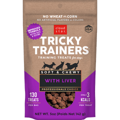 Cloud Star Tricky Trainers Training Treats Soft & Chewy Chicken Liver