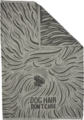 Dog Hair Don't Care Jacquard Towel Front