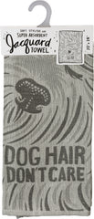 Dog Hair Don't Care Jacquard Towel Front