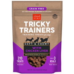 Grain Free Tricky Trainers Soft Training Treats for Dogs Chicken Liver