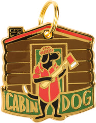 Cabin Dog Collar Charm