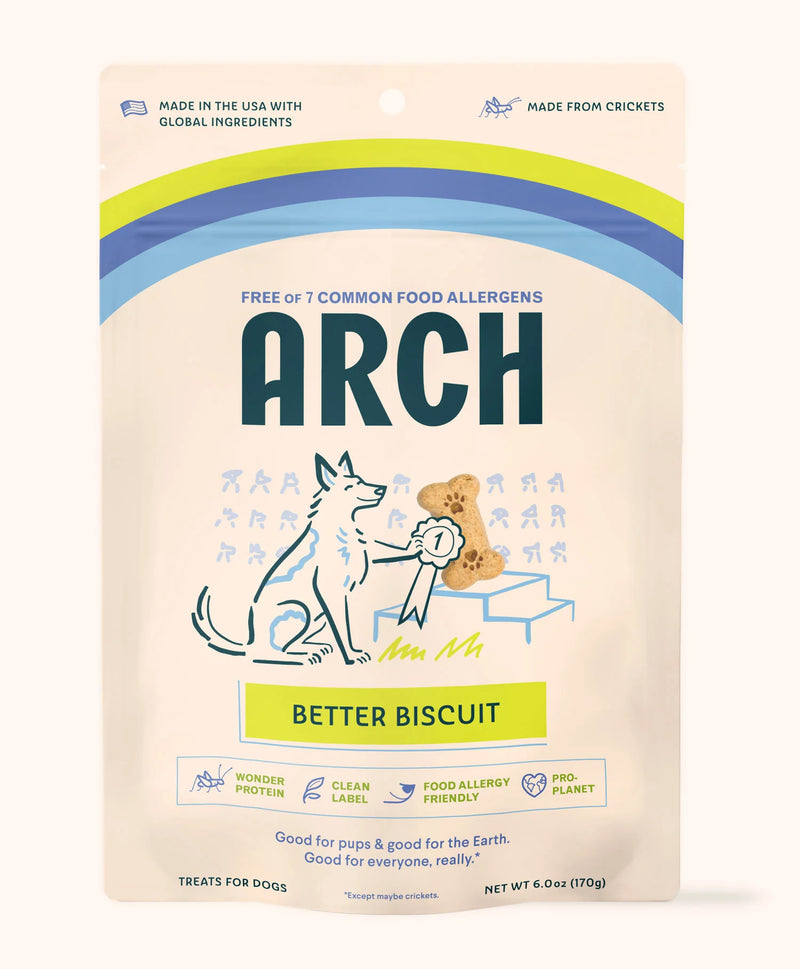 Arch Better Biscuit Crunchy Dog Treat Cricket Protein