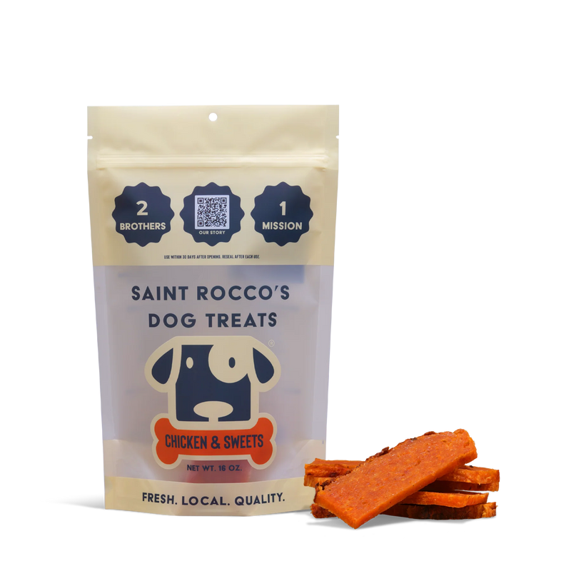 Saint Roccos Cheeseburger Dog Treats