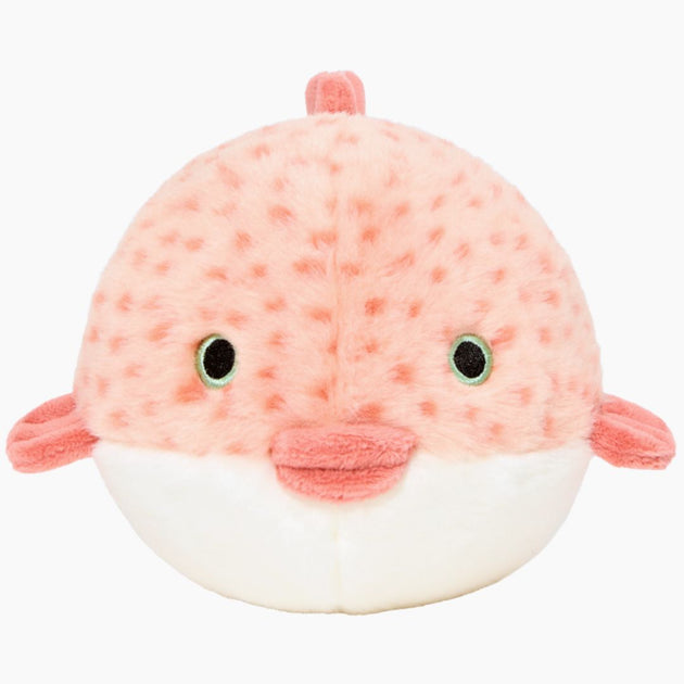 Dottie the Puffer Fish Dog Toy – Small Plush Toy (8