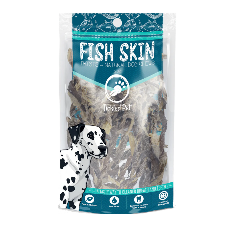 Fish Skin Twists for Dogs
