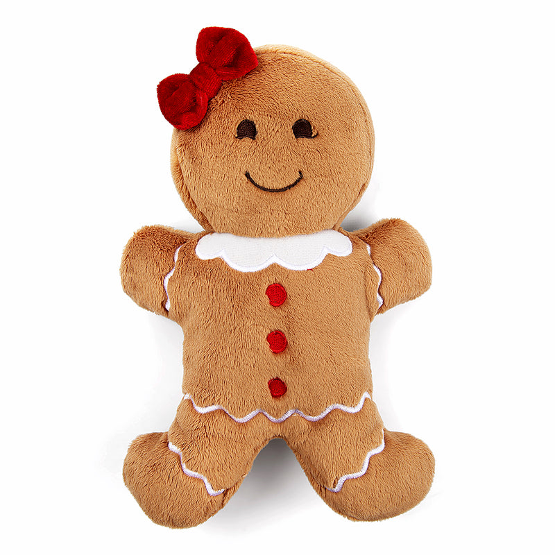 Fluff & Tuff Judy Gingerbread Girl Holiday Toy