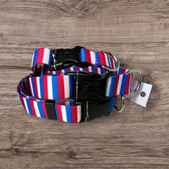 Americana Stripes Dog Collars