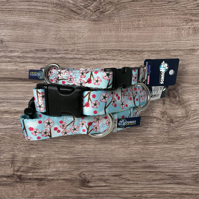 Cherry Blossoms Buckle Collar