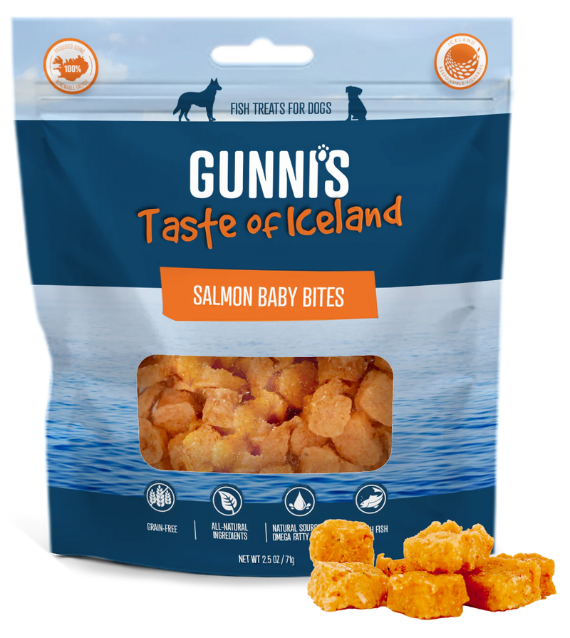 Gunni's Salmon Baby Bites for dogs