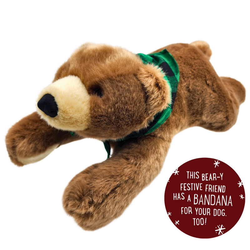 Fluff & Tuff Stan Bear plush dog toy