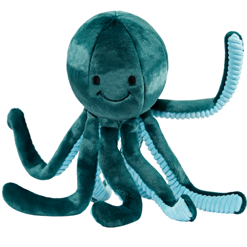 Fluff & Tuff Stevie Octopus dog toy