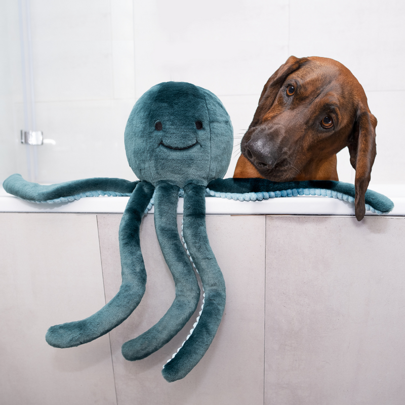 Fluff & Tuff Stevie Octopus dog toy