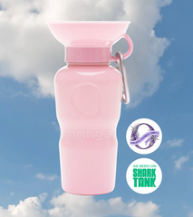 Springer Classic Dog Water Bottle Pink