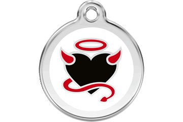 Red Dingo Enamel Tags