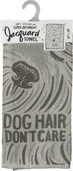 Dog Hair Don't Care Jacquard Towel Front