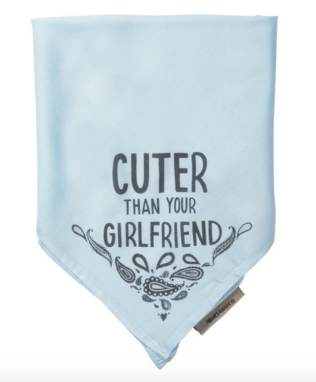 Cuter Than Your Boyfriend Pet Bandana