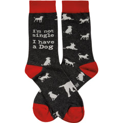 Dog Is Good I'm Not Single I Have A Dog Socks