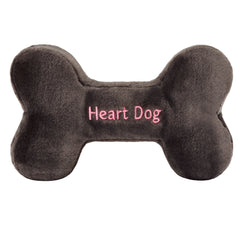 Fluff & Tuff Heart Dog Bone Toy