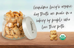 Grandma Lucy's Organic Oven Baked Dog Treats Banana & Sweet Potato