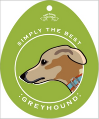 Simply the Best Car Decal Greyhound