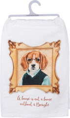 Beagle Dish Towel