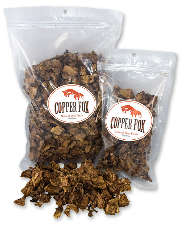 Copper Fox Natural Dog Treats Beef Lung