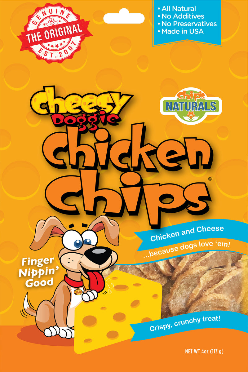 Cheesy Doggie Chicken Chips