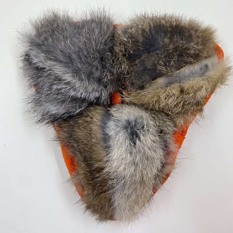 PawsPocket Rabbit Fur Mini Orange