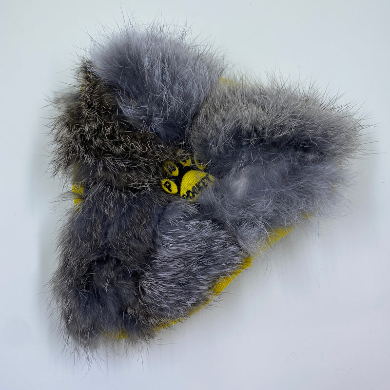 PawsPocket Rabbit Fur Mini Blue